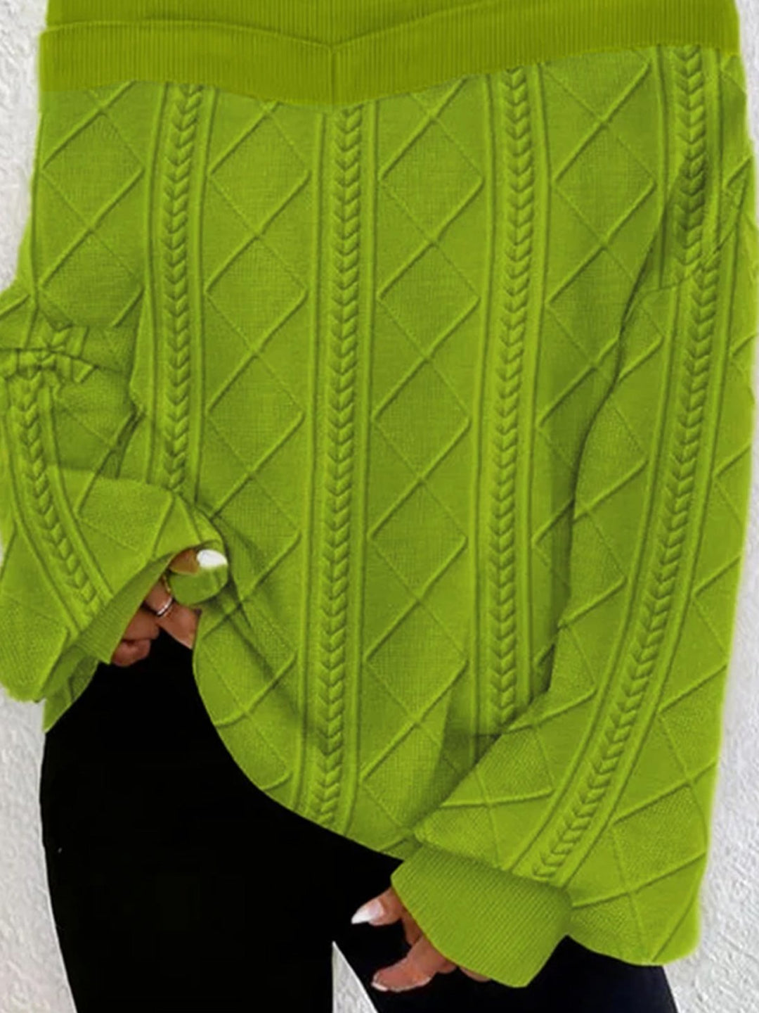 Levoire | Blouse Femme Ample Avec Col Montant Et Manches Longues