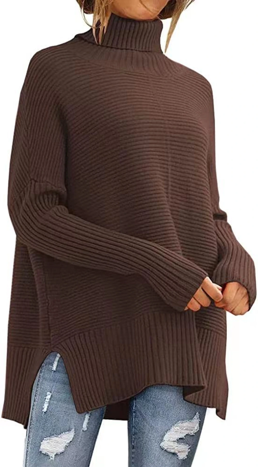 Levoire | Haut Col Top Avec Manches Chauve-Souris Et Coupe Ample Stil-1