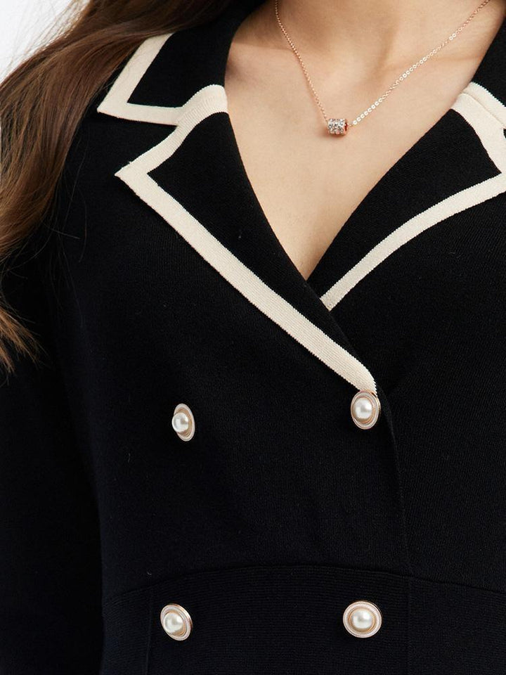 Levoire | Robe blazer pour femmes Mini robe élégante avec décolleté en V Design pour femmes
