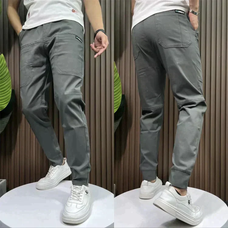 Levoire | Pantalons Cargo Élégant, Élastique Et Confortable Pour Chaque Mouvement Gris