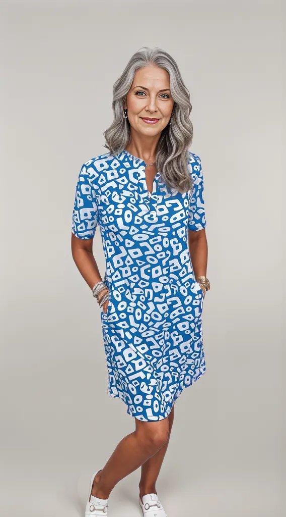 Levoire | Robe Avec Poches Bleu (Presque épuisé)