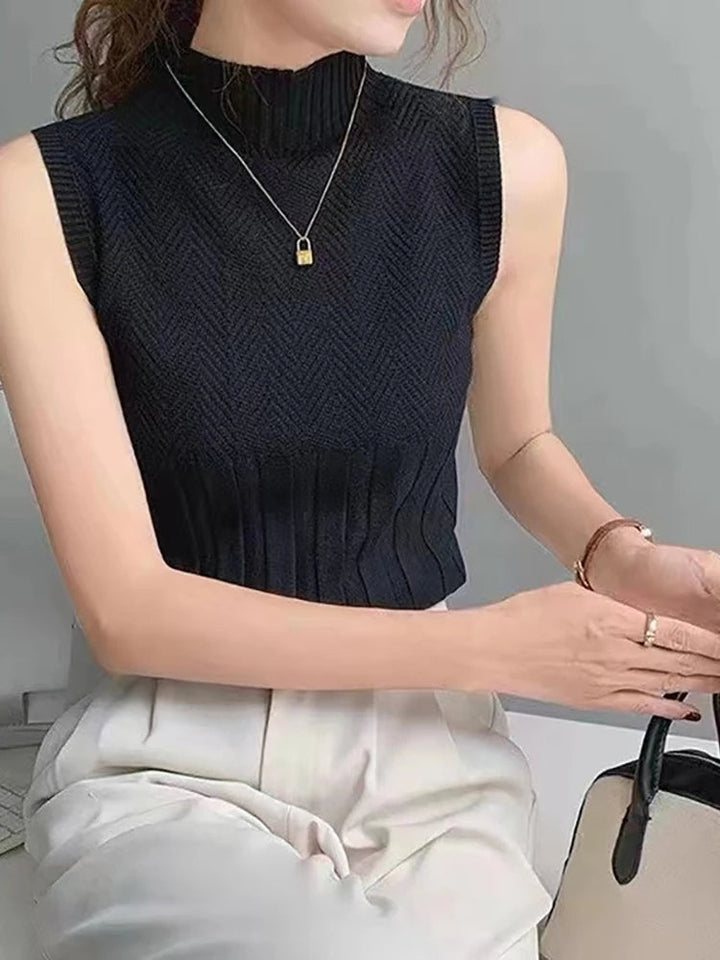Levoire | Brienna Top - Punto Und Casual Noir