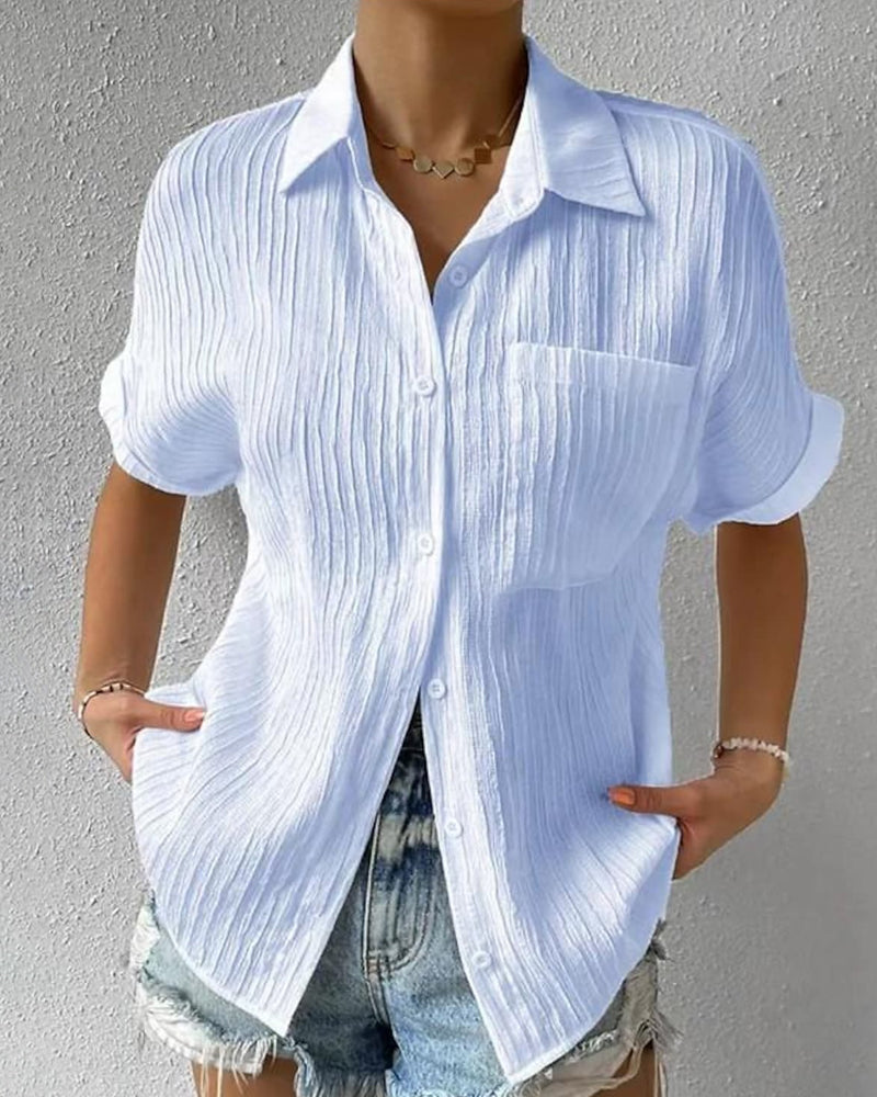 Levoire | T-Shirt Femmes Manches Courtes Bleu ciel