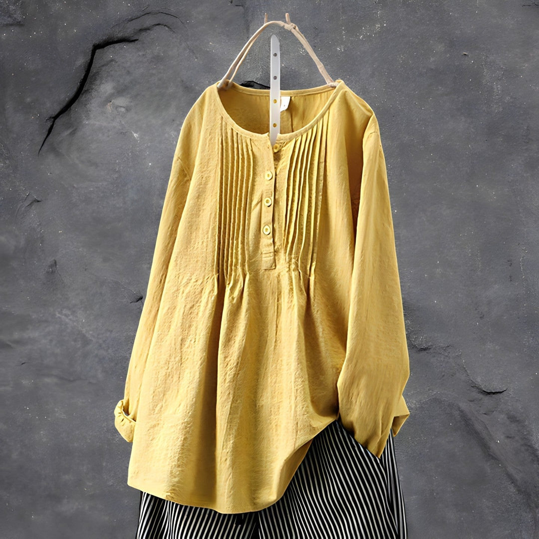 Levoire | Chemise À Manches Longues Pour Femmes Jaune