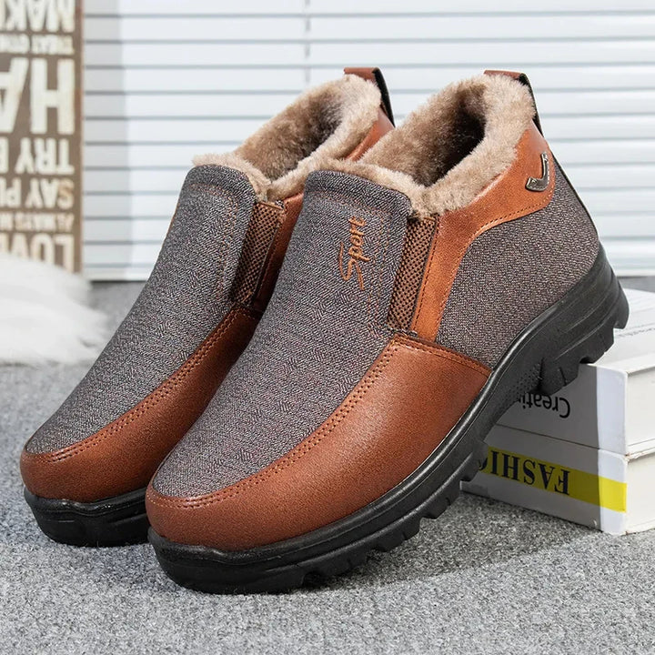 Levoire | Bottine À Talon Strié Confortable Braun