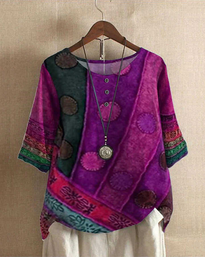 Levoire | Boho T-Shirt Lilas