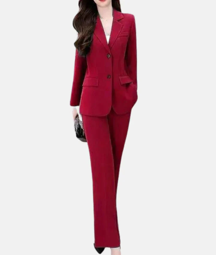 Levoire | Costume Pant Avec Blazer Cintré Rot