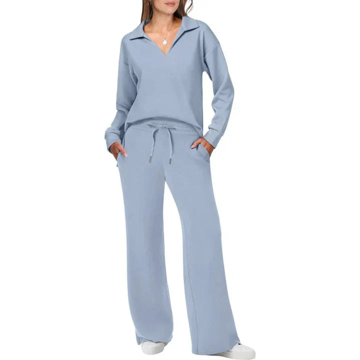 Levoire | Lounge Deux pièces pour femmes Confortable Bleu clair