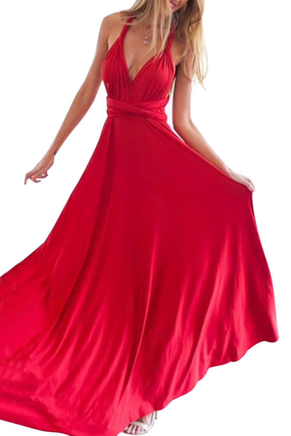 Levoire | Robe dos nu avec fente avant pour le bal de fin d'année Rot