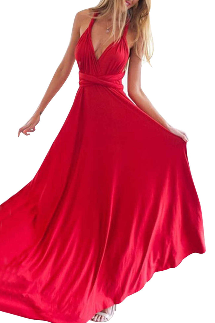 Levoire | Robe dos nu avec fente avant pour le bal de fin d'année Rot