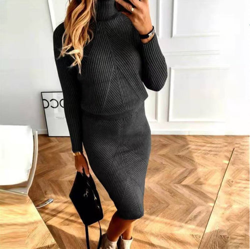 Levoire | Pull À Col Roulé Et Ensemble De Jupe Avec Une Coupe Raffinée, Idéal Pour Toutes Les Occasions