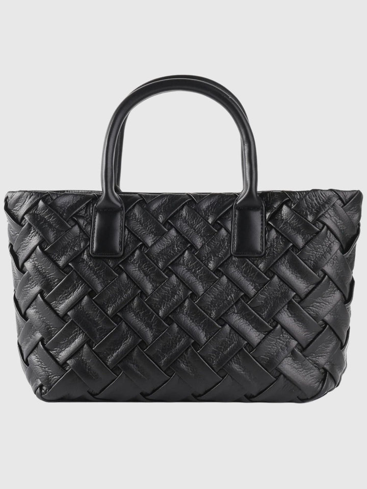 Levoire | Sac Tote En Crochet Noir