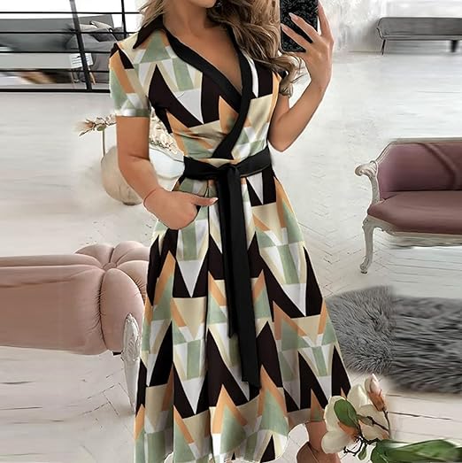 Levoire | Robe Élégante Avec Imprimé Unique Pour Une Allure Stylée Noir