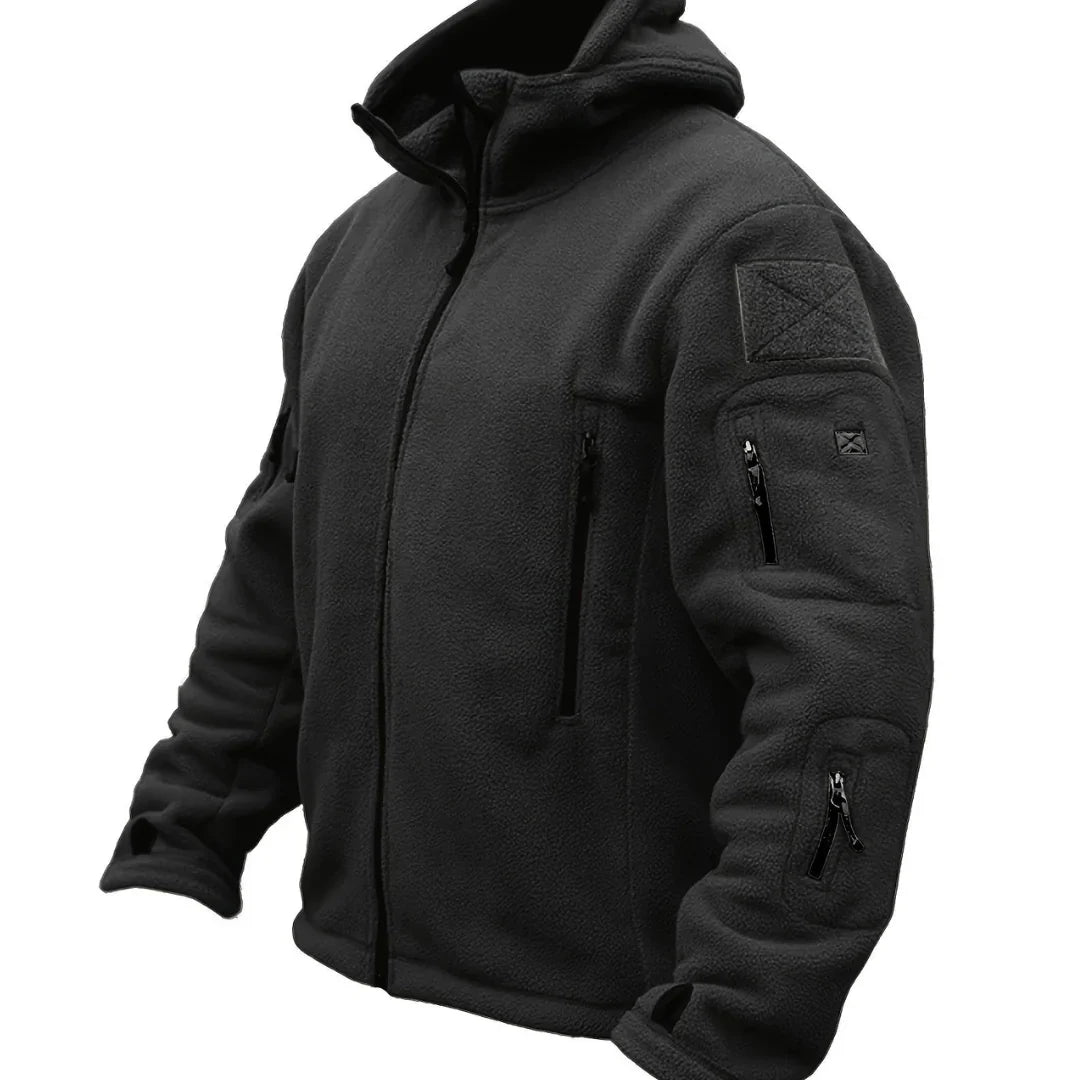 Levoire | Veste avec capuche zippée Noir