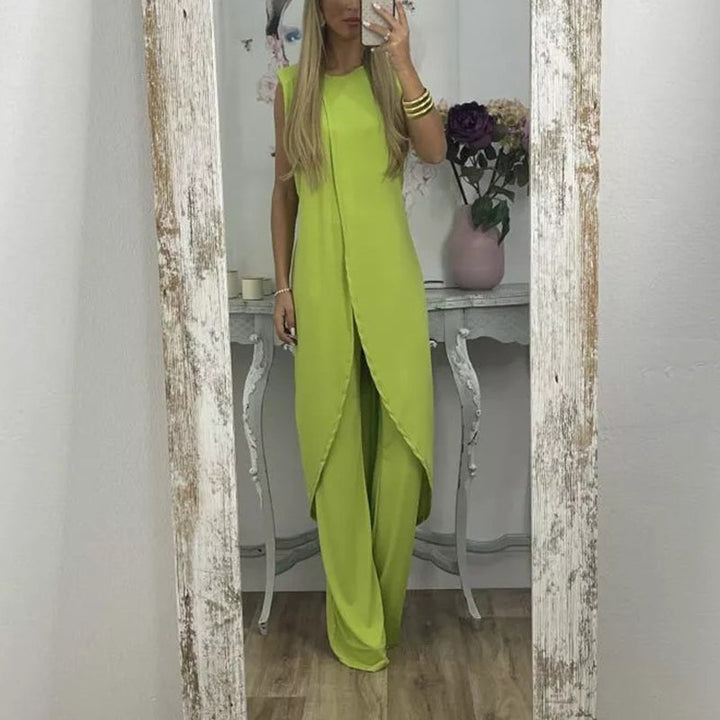 Levoire | Ensemble Élégant En Deux Pièces Avec Un Design Sophistiqué Vert