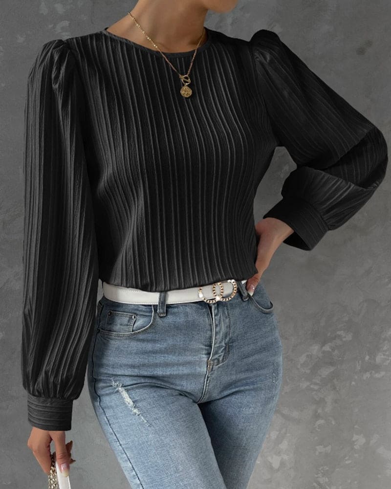 Levoire | Élégante Chemise Pour Femmes Avec Des Manches Ballon