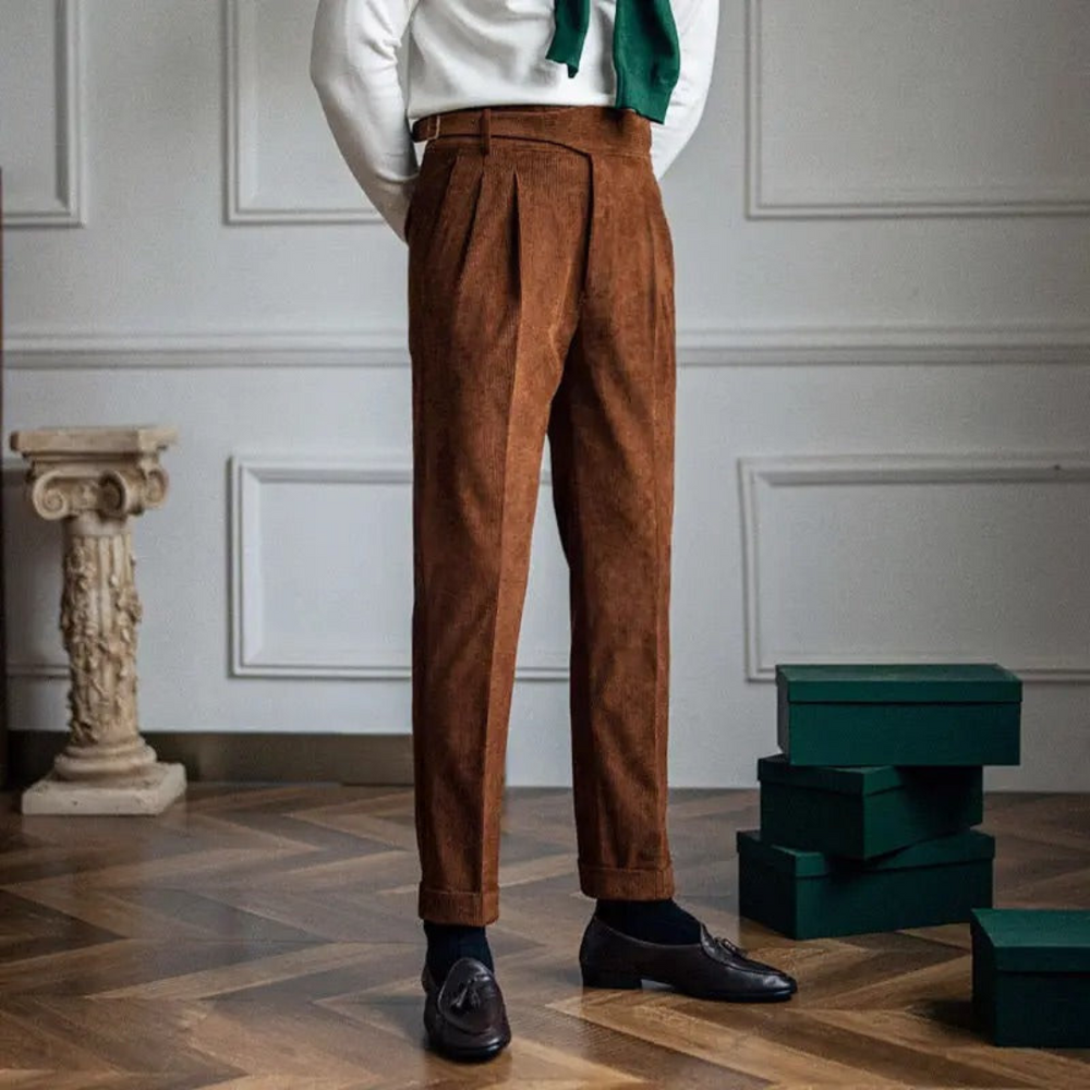 Levoire | Pantalon Chic Pour Hommes Braun