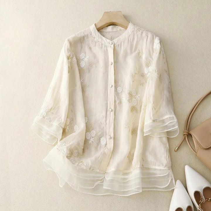 Levoire | Chemise légère pour femmes Beige