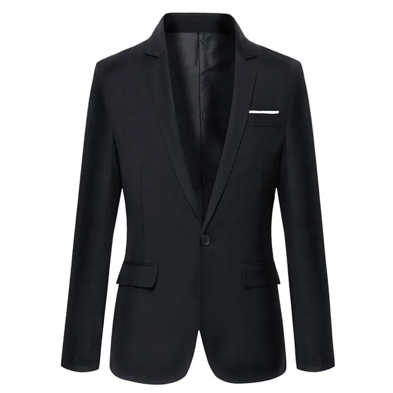 Levoire | Blazer Slim Fit Élégant pour Hommes Noir