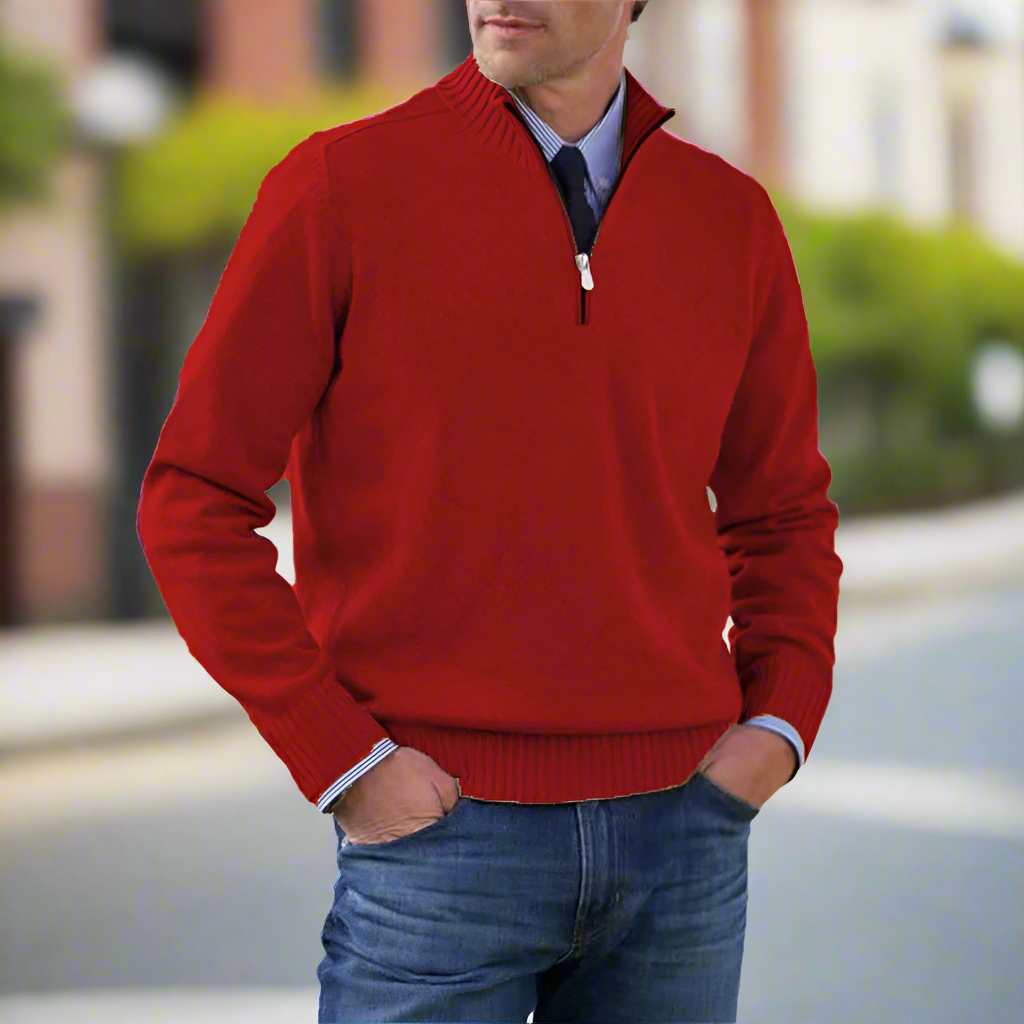 Levoire | Sweatshirt Pour Hommes Avec Demi-Zip Pour Toutes Les Occasions