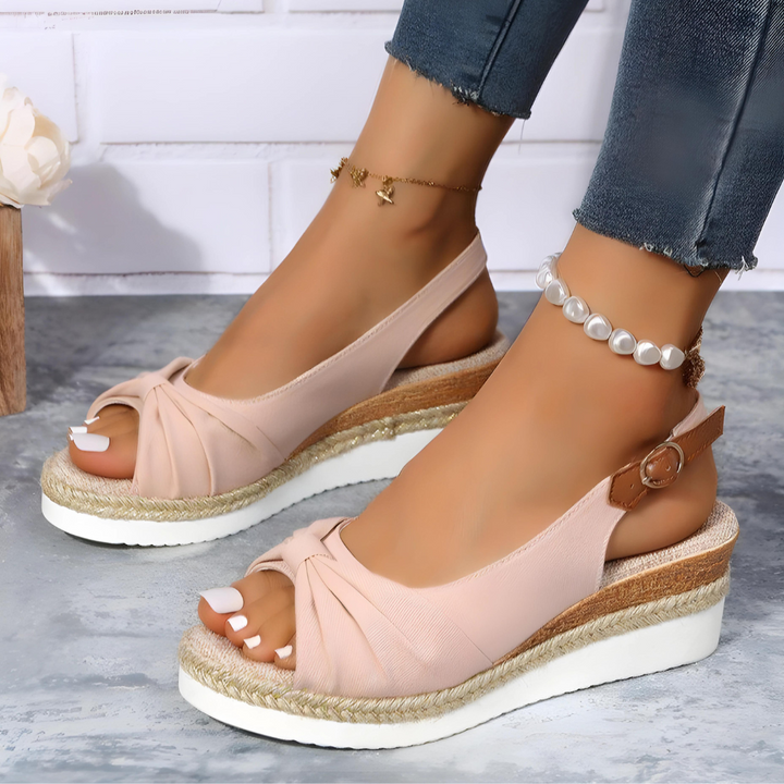 Levoire | Sandales Orthopédiques À Talons Rosa