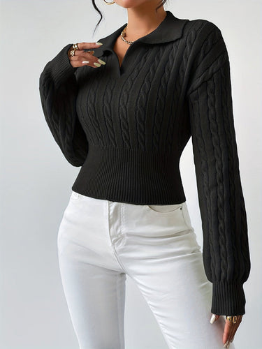 Levoire | Pull Avec Décolleté En V Et Motif Unique