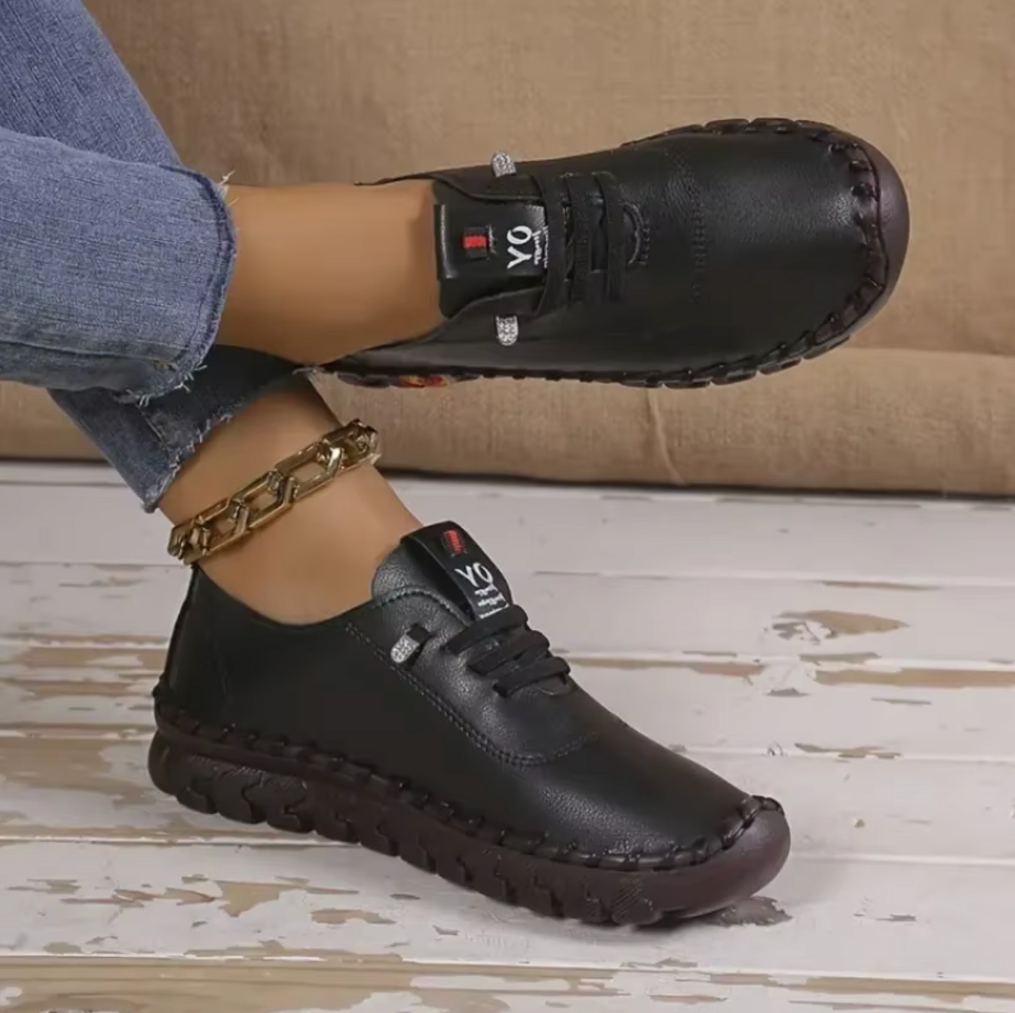 Levoire | Baskets Avec Semelle Souple Noir