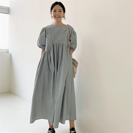 Levoire | Robe rentou à manches bouffantes