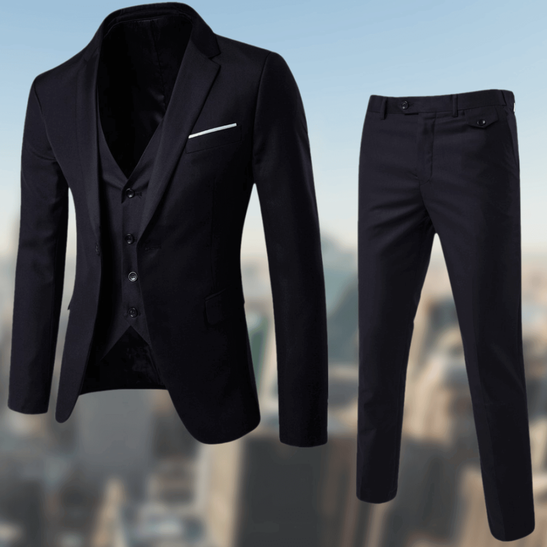 Levoire | Costume Élégant Pour Occasions Spéciales Noir