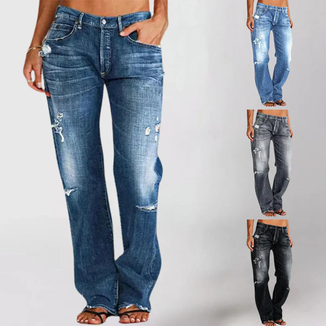 Levoire | Jupe En Jean Élégante À Taille Médiane