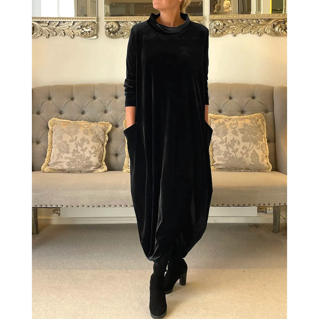 Levoire | Robe avec poches Noir