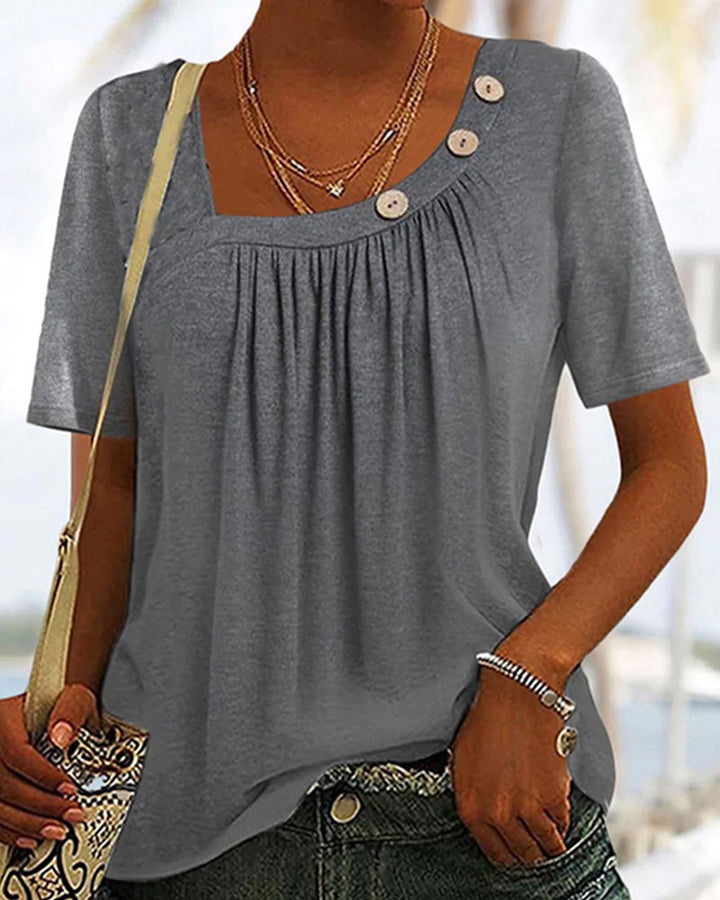 Levoire | Chemise à manches courtes confortable Gris