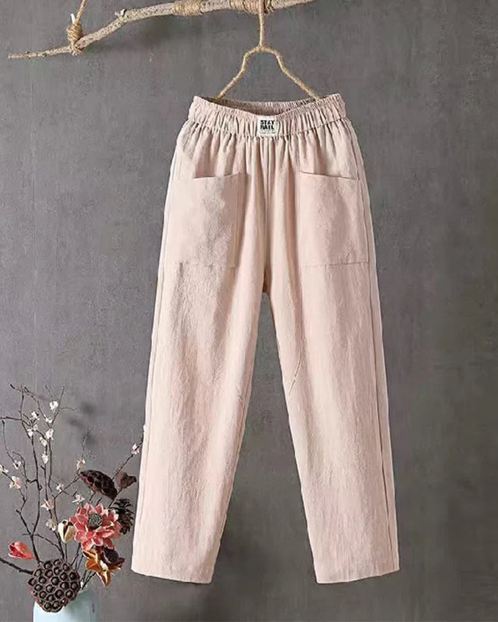 Levoire | Pantalons élégants Khaki