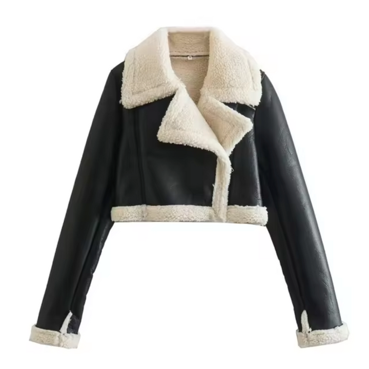 Levoire | Veste Courte En Art Noir