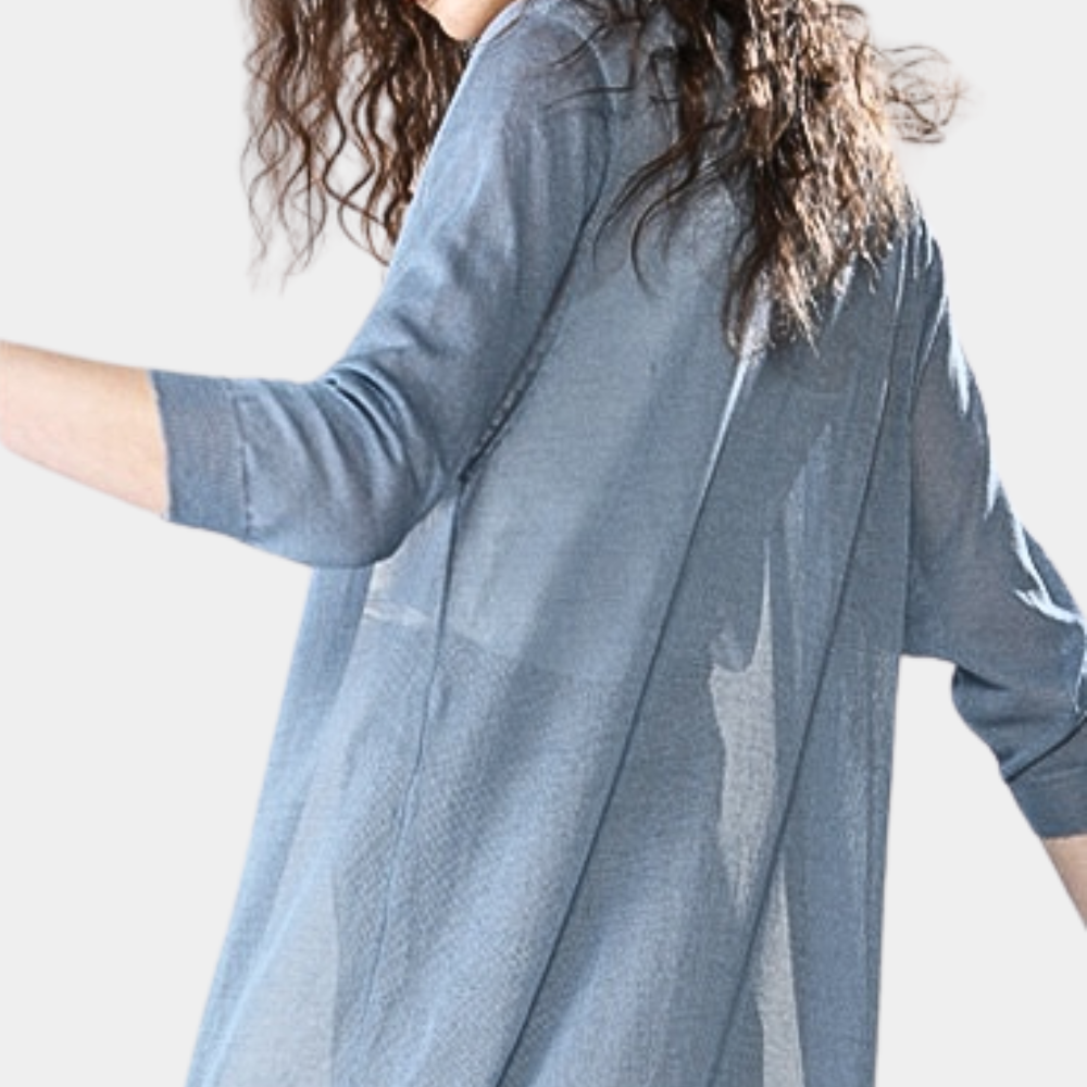 Levoire | Femme Gilet Long Élégant Et Léger Cardigan D'été Pour Femmes