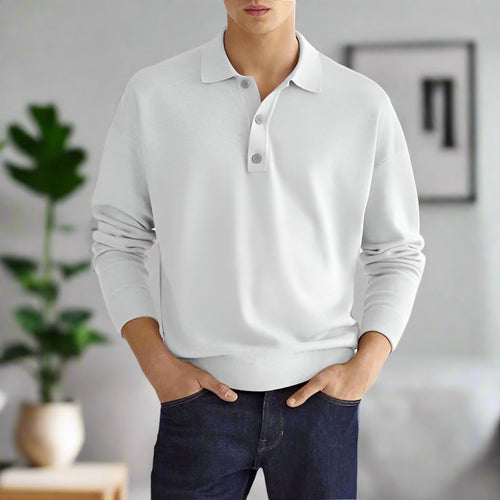 Levoire | Polo À Manches Longues Pour Hommes Avec Un Design Intemporel