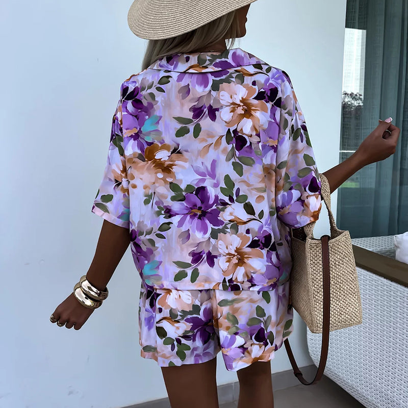 Levoire | Chemise Et Short Ensemble Pour Femmes Alina