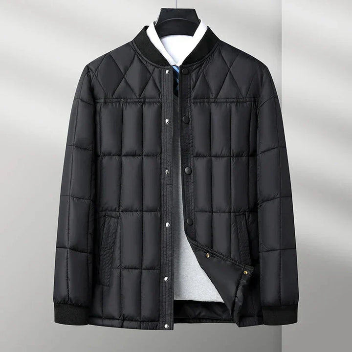 Levoire | Veste en duvet urbaine pour hommes Noir