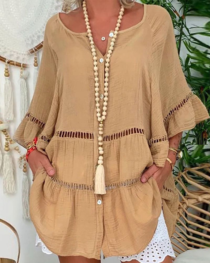 Levoire | Tunique D'Été Boho Braun