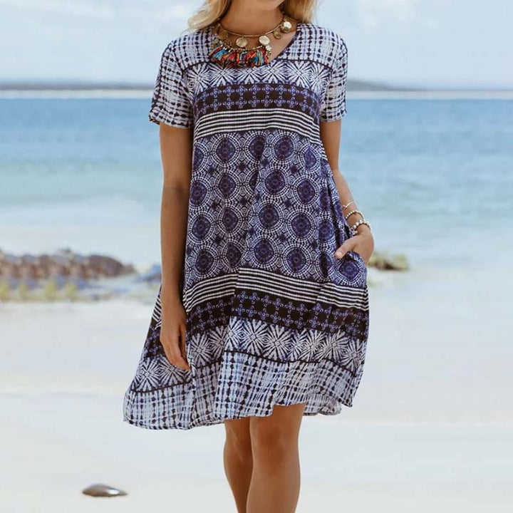 Levoire | Ample Ethnique Vintage Bleu Marin