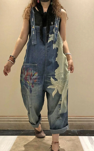 Levoire | Salopette En Denim Pour Femmes Style Bohème Et Confort