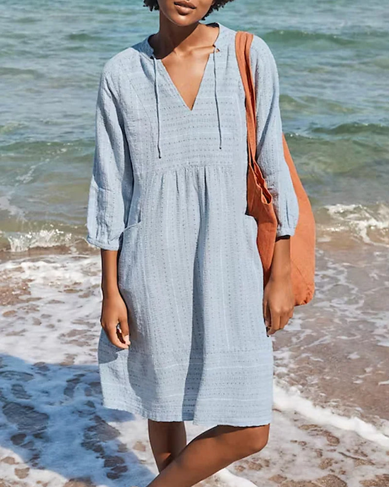 Levoire | Robe avec poche Bleu