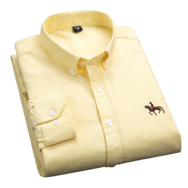 Levoire | Chemise À Carreaux Classique Gelb