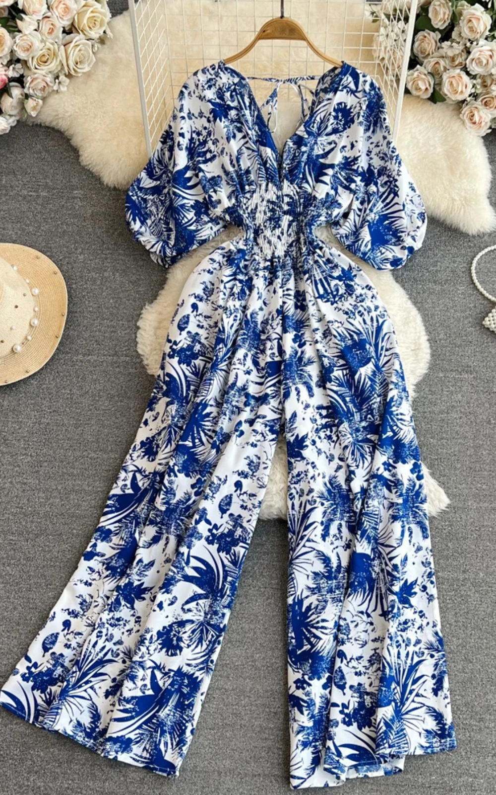 Levoire | Imprimé Femmes Unique Élégance Et Tendance Bleu Une taille