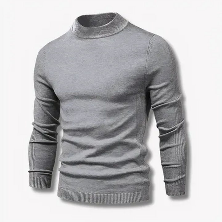 Levoire | Pull-over à col roulé Warmen pour hommes Gris