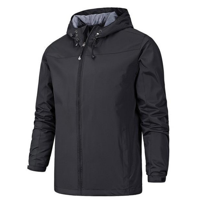 Levoire | Hommes Veste Imperméable Chaude Noir