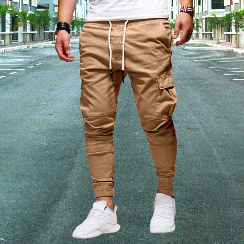Levoire | Pantalons décontractés Khaki