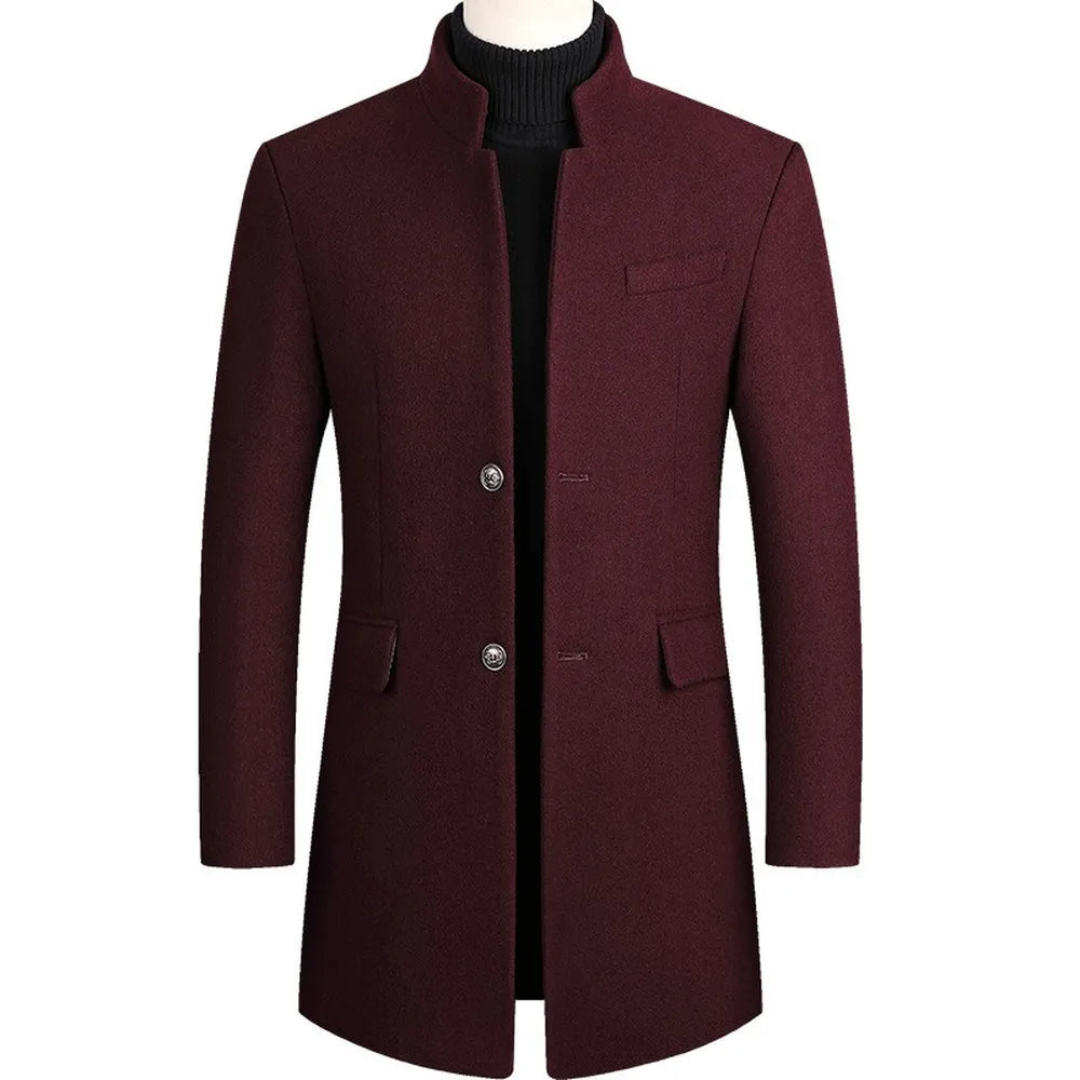 Levoire | Manteau Trench À Boutons Pour Hommes Rot