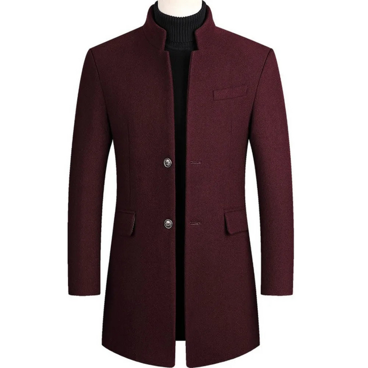 Levoire | Manteau Trench À Boutons Pour Hommes Rot