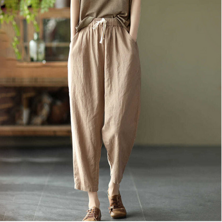 Levoire | Pantalons Amples Pour Femmes Confortables Beige